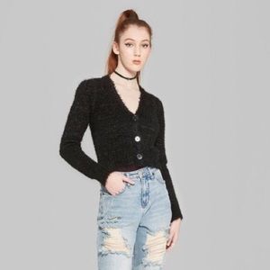 Wild fable cropped cardigan